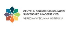Logo Centrum spoločných činností Slovenskej akadémie vied