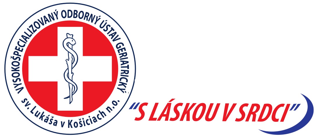 Logo Vysokošpecializovaný odborný ústav geriatrický sv. Lukáša v Košiciach n.o.