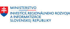 Logo Ministerstvo investícií, regionálneho rozvoja a informatizácie Slovenskej republiky