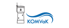 Logo KOMVaK vodárne a kanalizácie mesta Komárno a.s.