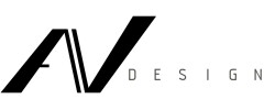 Logo A&V design, s.r.o.