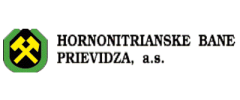 Logo Hornonitrianske bane Prievidza, a.s. v skratke HBP, a.s.