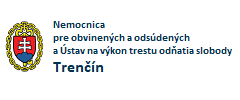 Logo Nemocnica pre obvinených a odsúdených a Ústav na výkon trestu odňatia slobody Trenčín