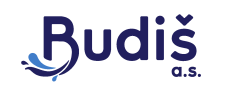 Logo BUDIŠ a. s.